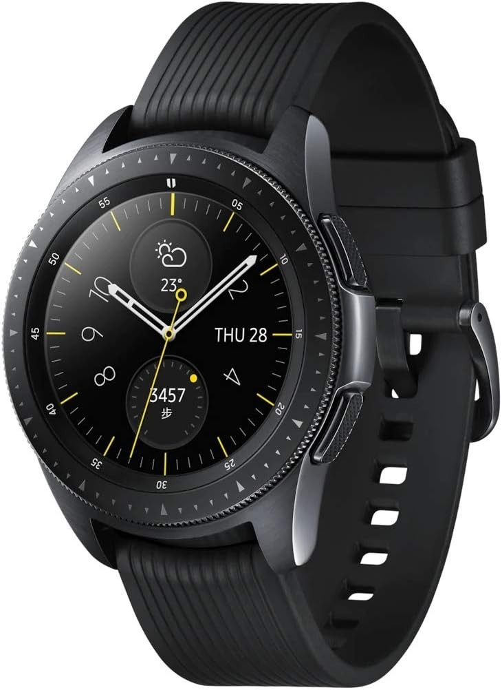 20mm Silicone Sport Watch Band for Galaxy Watch 3 & 42mm – Quick Release Black