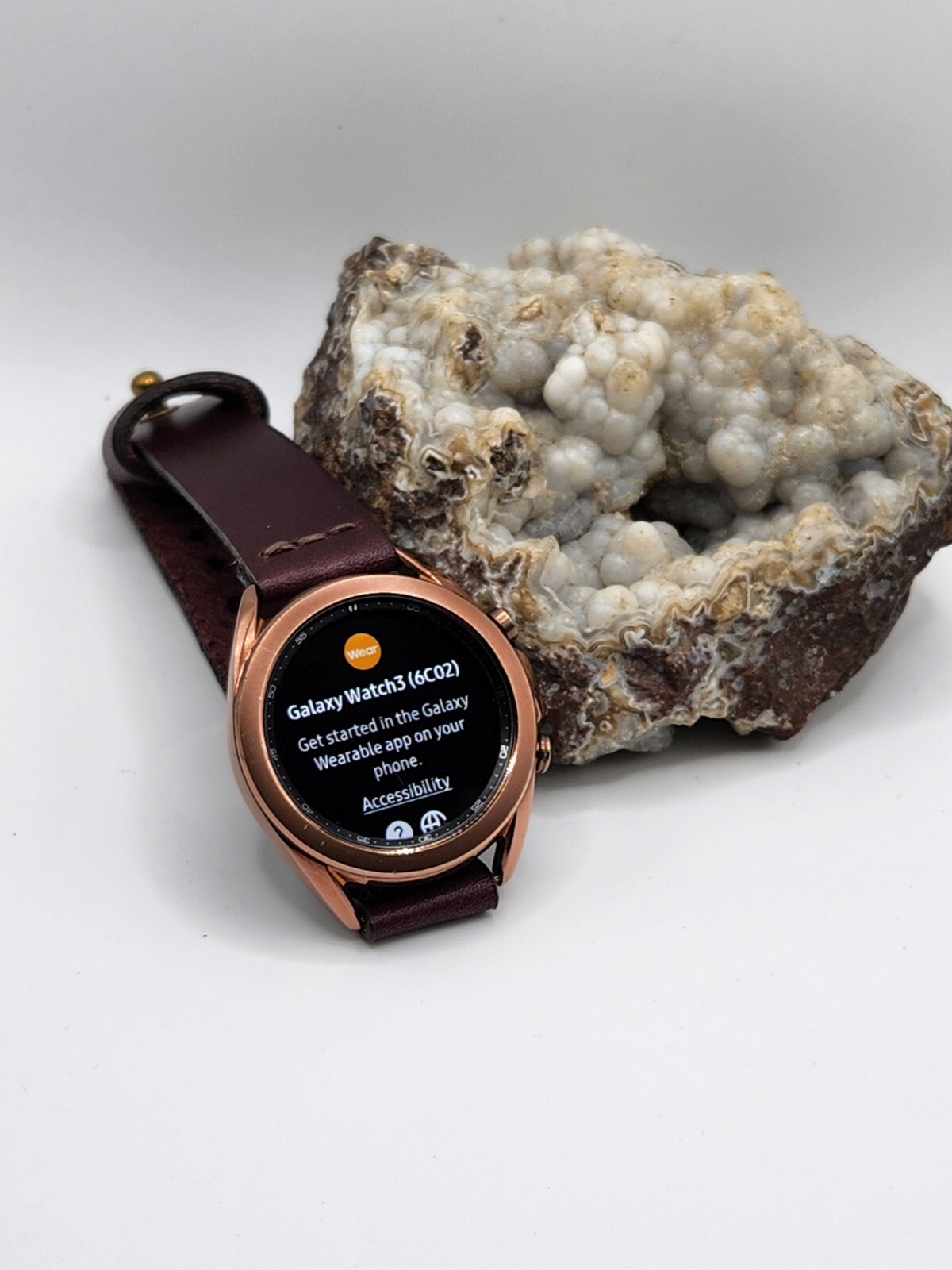 Samsung Galaxy Watch 3 SM-R850 41mm Mystic Bronze WiFi/Bluetooth/GPS,used #187