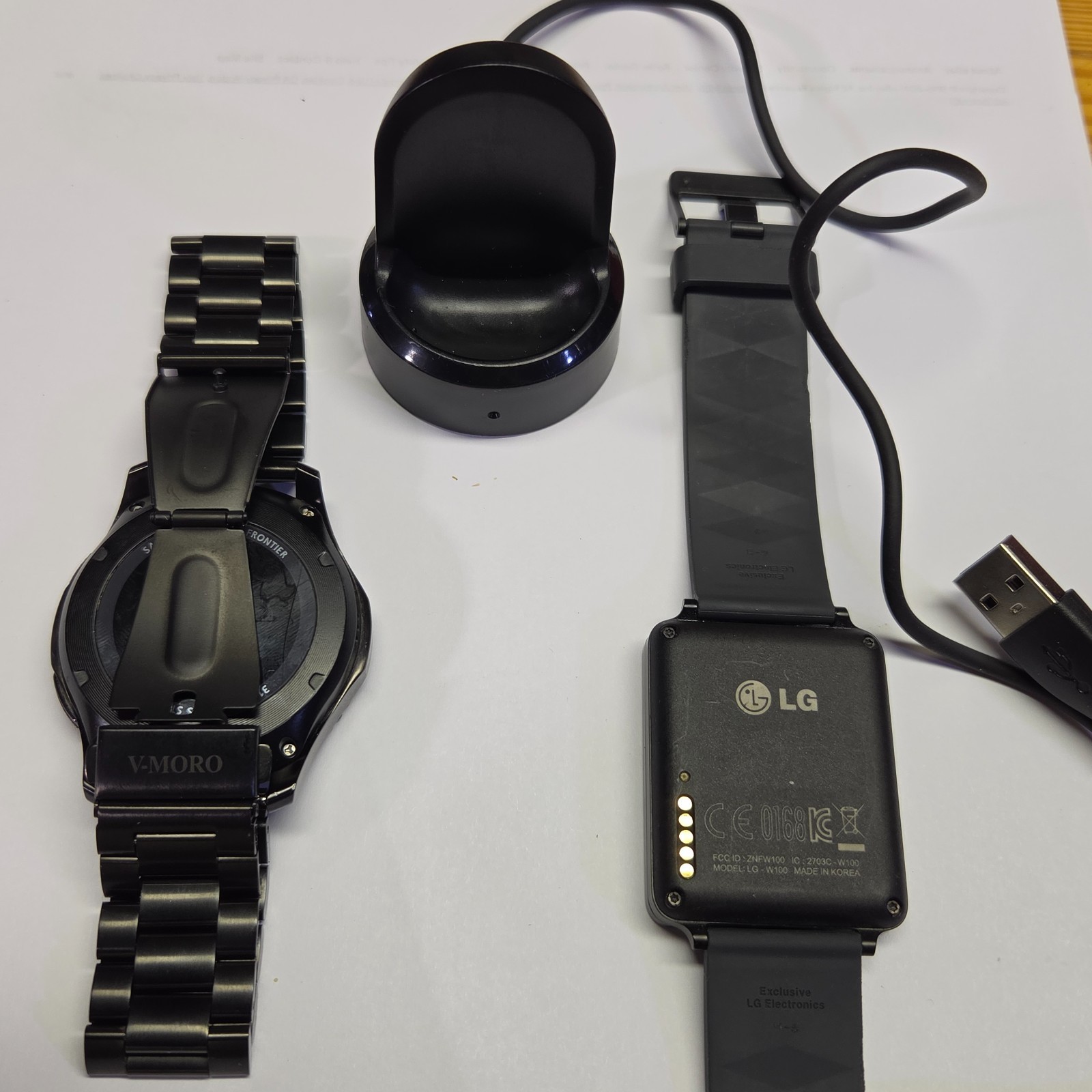 Samsung Gear S3 Frontier LG Smartwatch as is