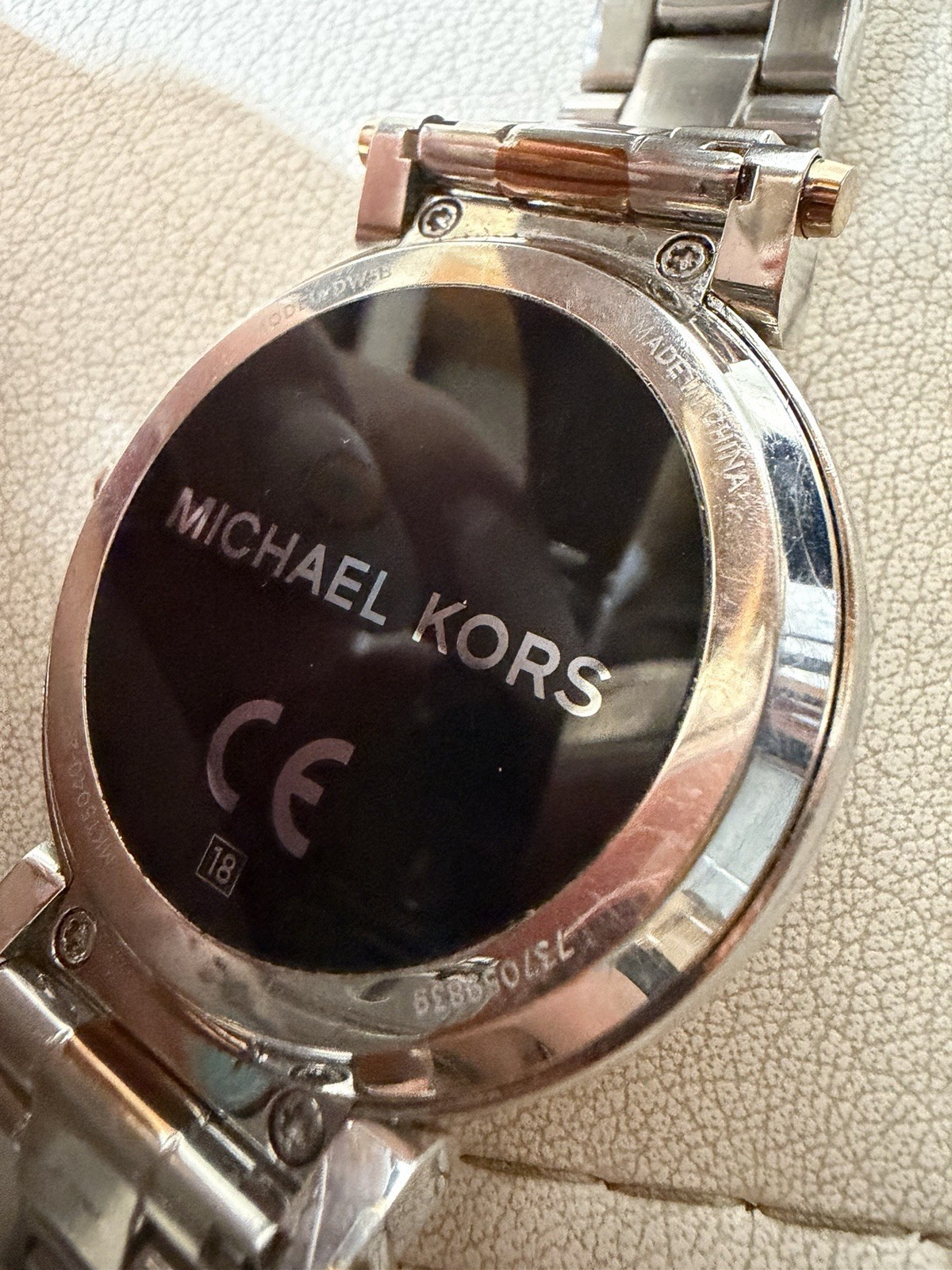 Michael Kors Access DW7E Smartwatch Silver Gold Two-Tone Women’s – For Parts