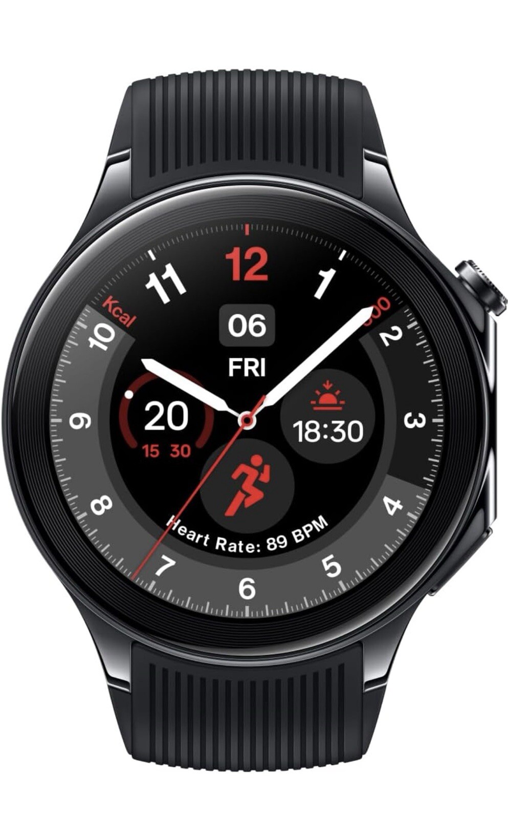 Watch 2 Black Steel, 32GB, 100-Hour Battery, Health & Fitness Tracking, Sapph…