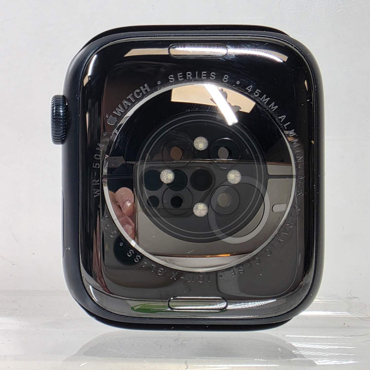 GPS Only Apple Watch Series 8 45MM Midnight Aluminum MNVL3LL/A Face Only
