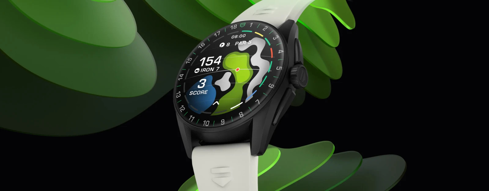 TAG Heuer Connected Calibre E4 Golf Edition 42mm Smart Watch SBR8080.EB0284
