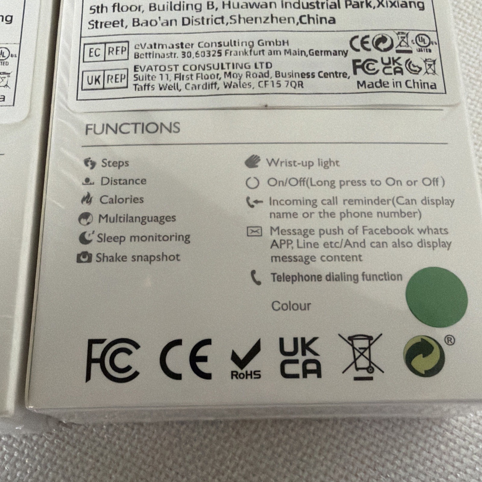 Lot of 3 ZL54C Bluetooth Smart Watches – New Sealed – Mixed Colors