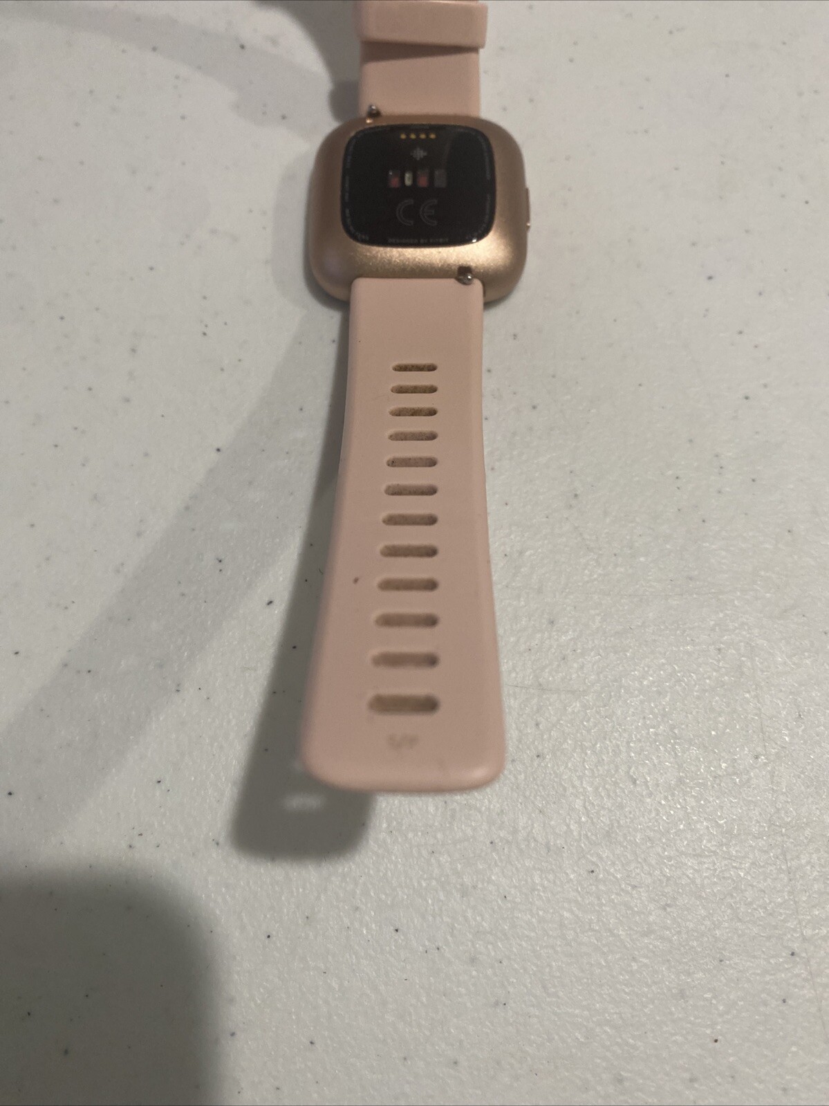 Fitbit Versa 2 Health & Fitness Smart Watch Copper Rose Pink Band FB507