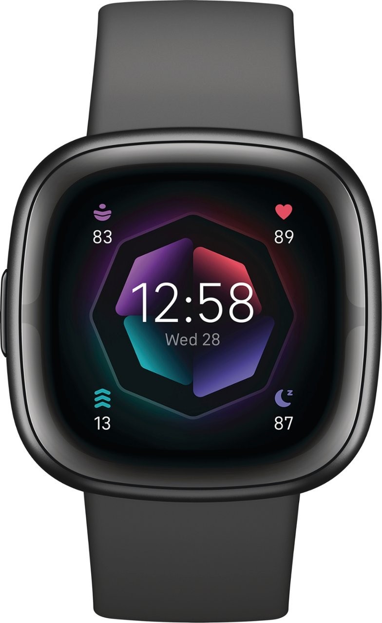 Fitbit Sense 2 Advanced Health and Fitness Smartwatch – Grey/Graphite | USED