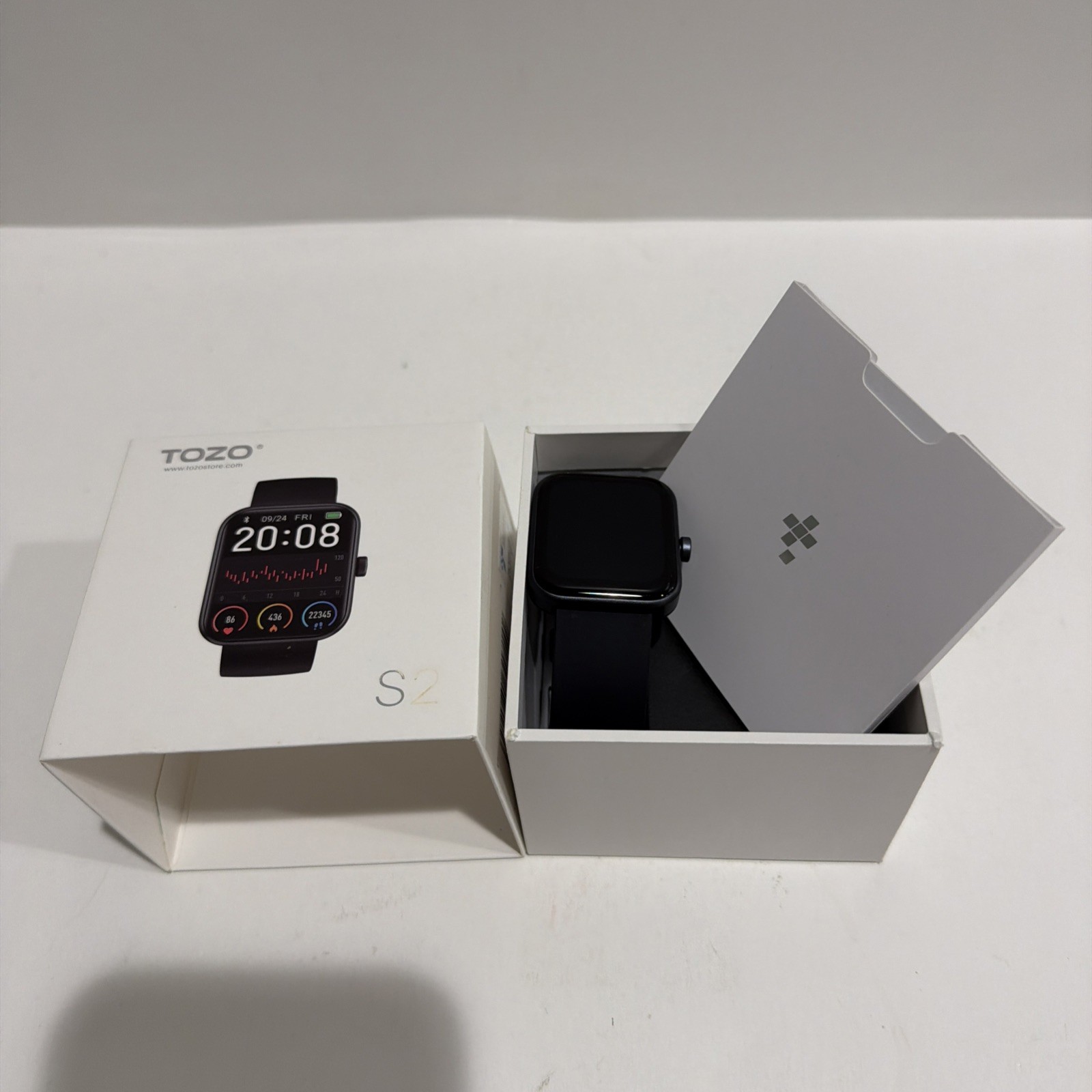 TOZO S2 Smart Watch Alexa Built-In Fitness Tracker Works W/iPhone & Android