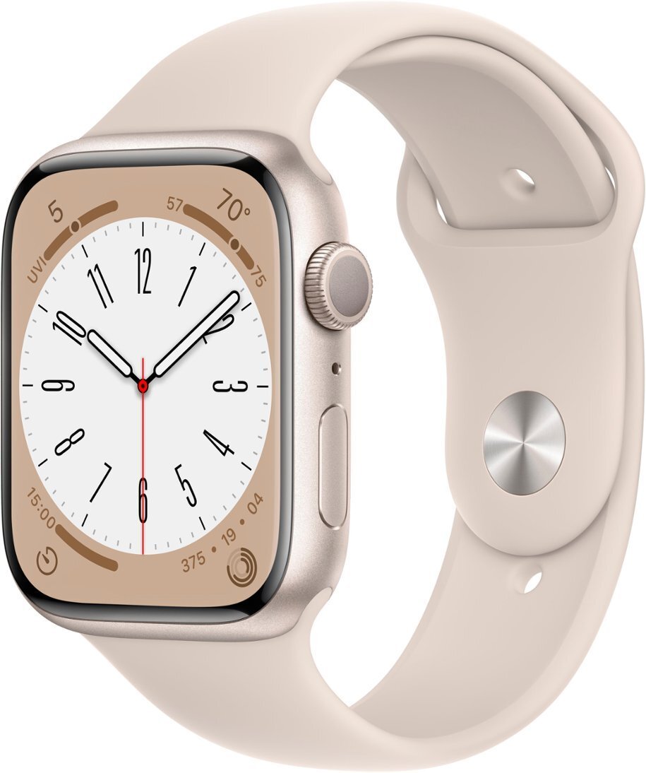 Apple Watch Series 8 GPS 41/45mm Midnight Starlight Red Silver M/L