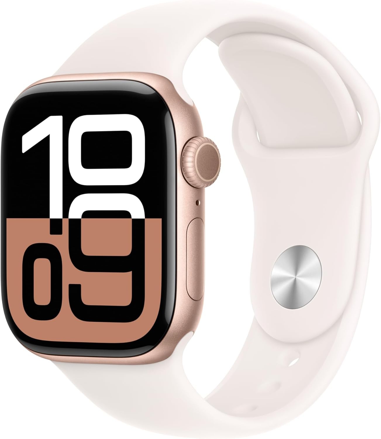 Apple Watch Series10 GPS+LTE 46MM Rose Gold Aluminum Case Light Blush Sport Band