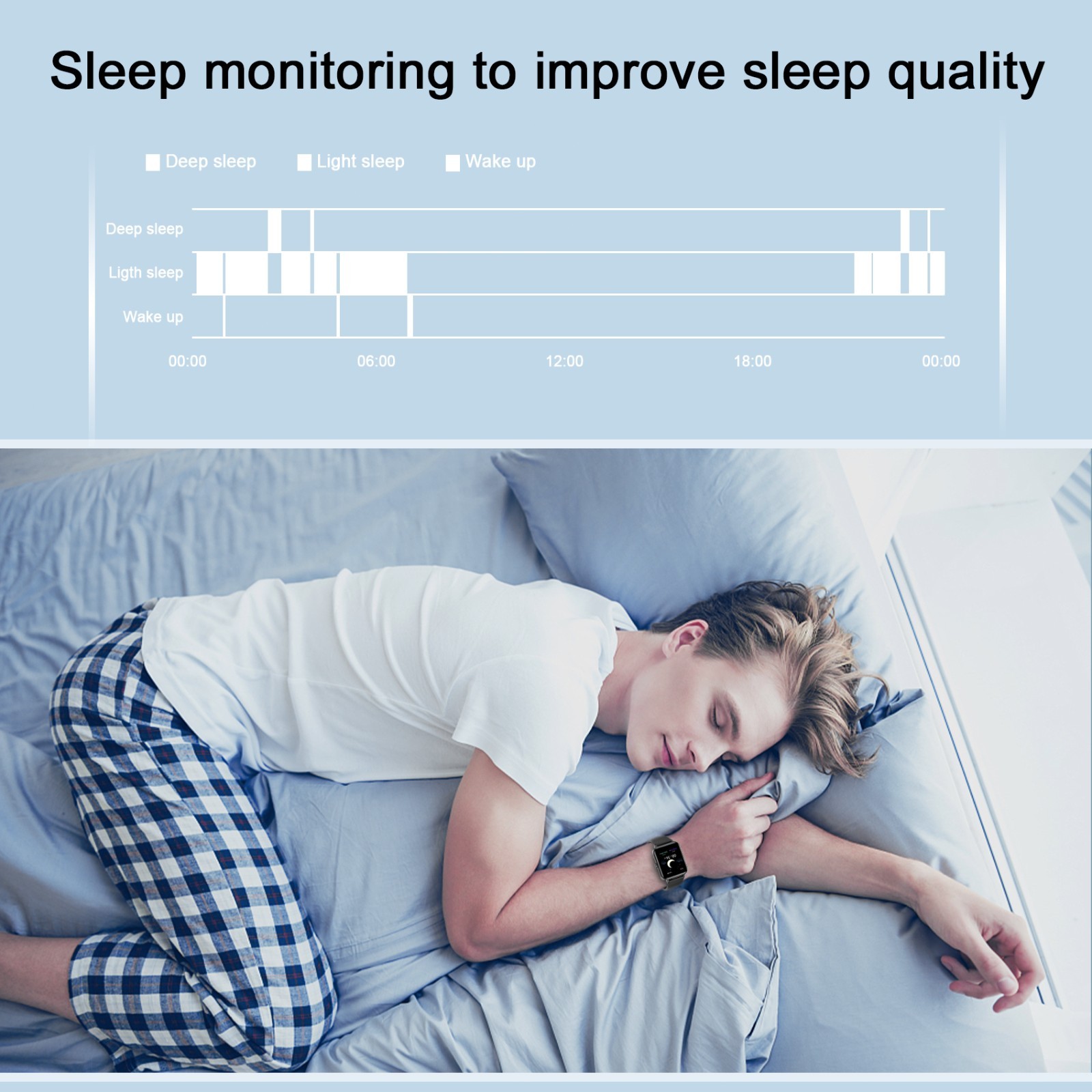 Smart Watch Heart Rate Sleep Monitor Waterproof Fitness Trackers 120+ Sports