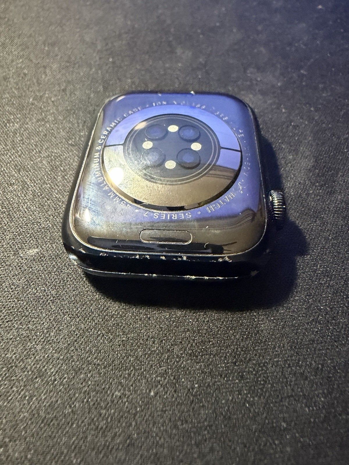 Apple Watch Series 7 45mm Blue Aluminum & ceramic Case Used Verizon Unlocked