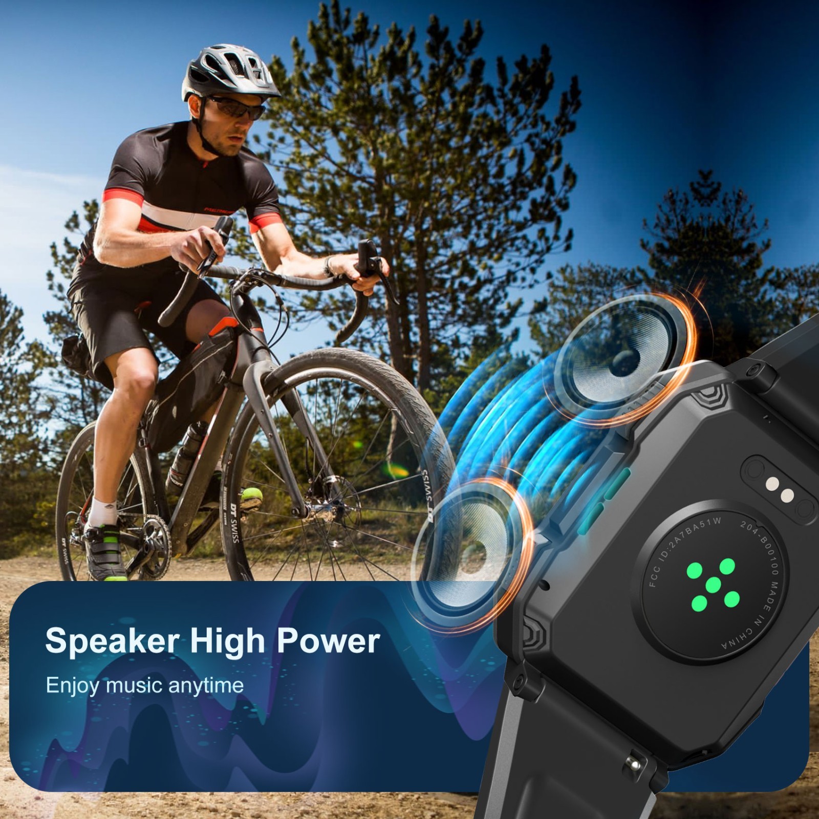 Sport Military Smart Watches for Men (Answer/Make Calls) Fitness Track Camping