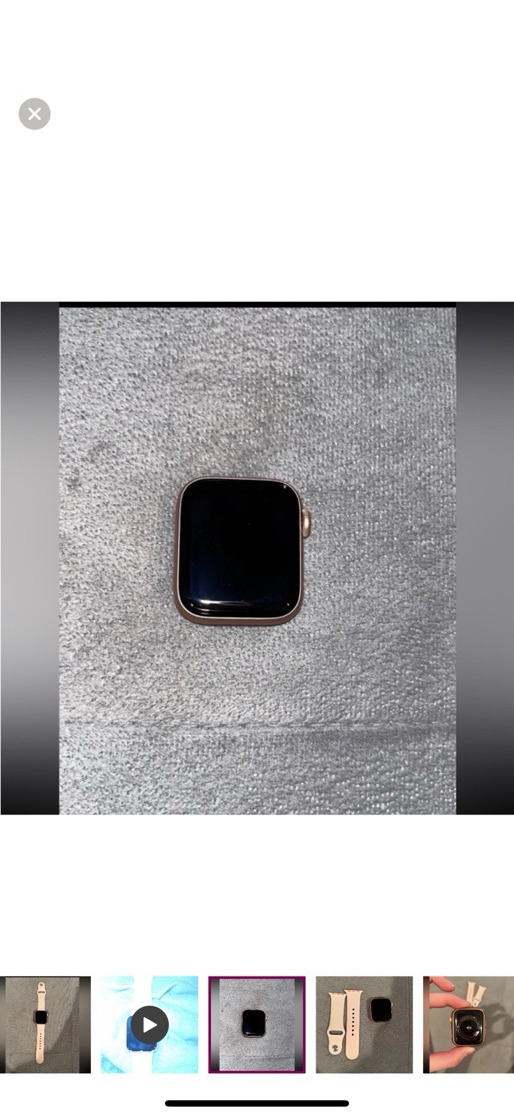 Apple Watch Series 5 40mm 32GB, A2092, Unlocked Rose Gold