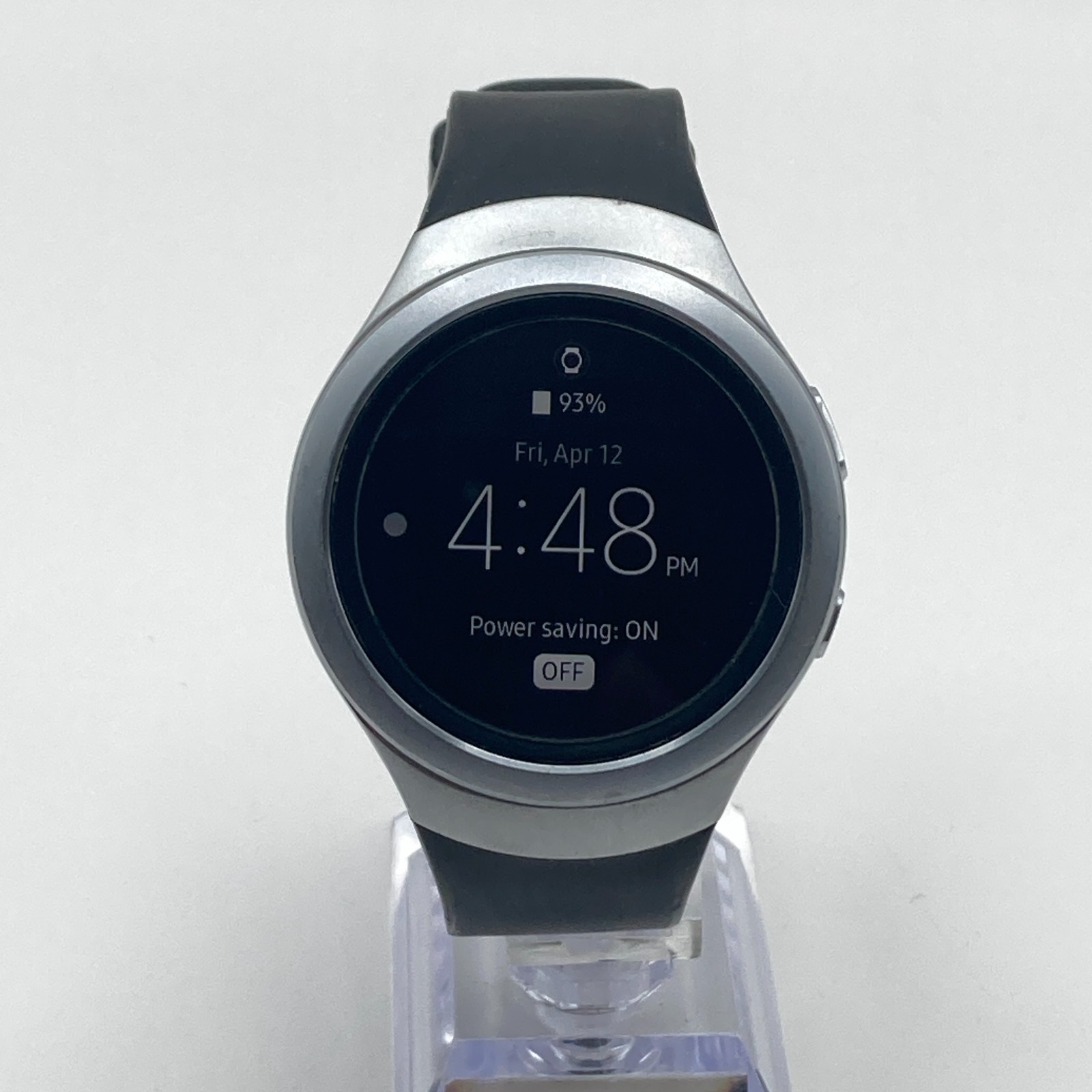 Samsung Gear S2 Smart Watch 44mm SM-R730A Works Silver Tone