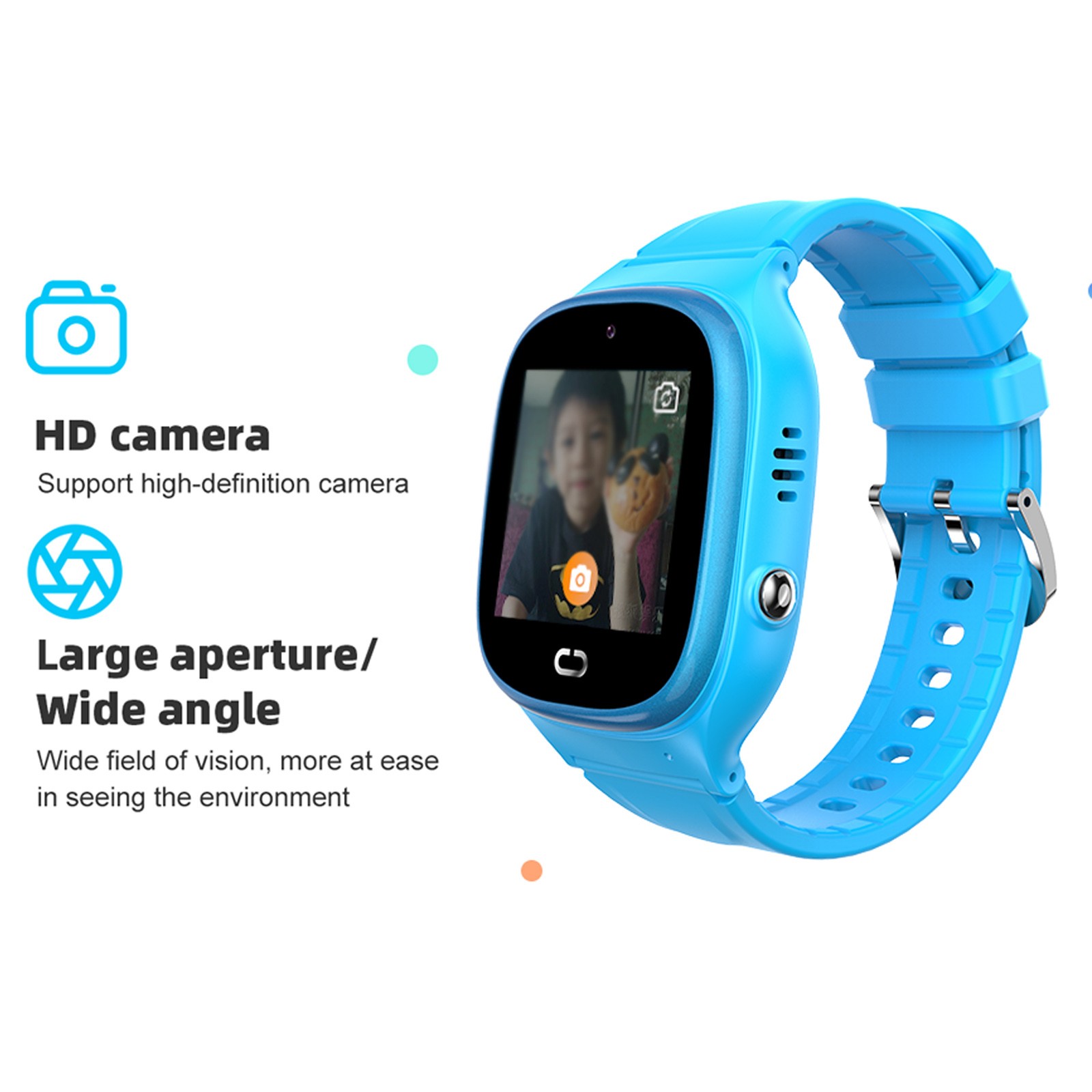 TD-45 2G Kids Smart Phone Watch Children Smartwatch SOS Call Voice Chat GUVF