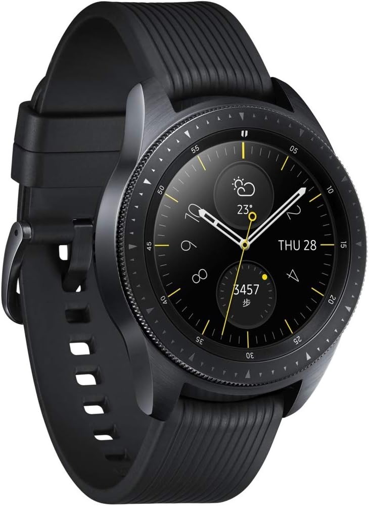 20mm Silicone Sport Watch Band for Galaxy Watch 3 & 42mm – Quick Release Black