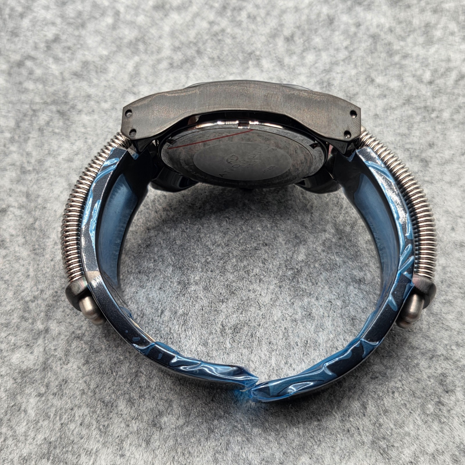 ANDROID HYDROMATIC MODEL AD 430 BLACK IP QUARTZ CHRONOGRAPH NEED BATTERY
