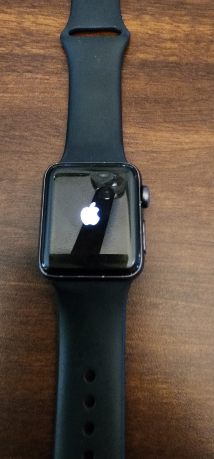 APPLE WATCH SERIES 3 38MM ALUMINUM ION-X GLASS COMPOSITE BACK GPS WR-50M L$$K