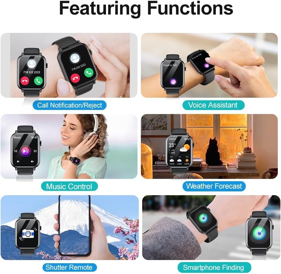 NEW! Unisex Matakul Smart Watch 1.96″ Screen For Android & IOS **SHIPS FREE**
