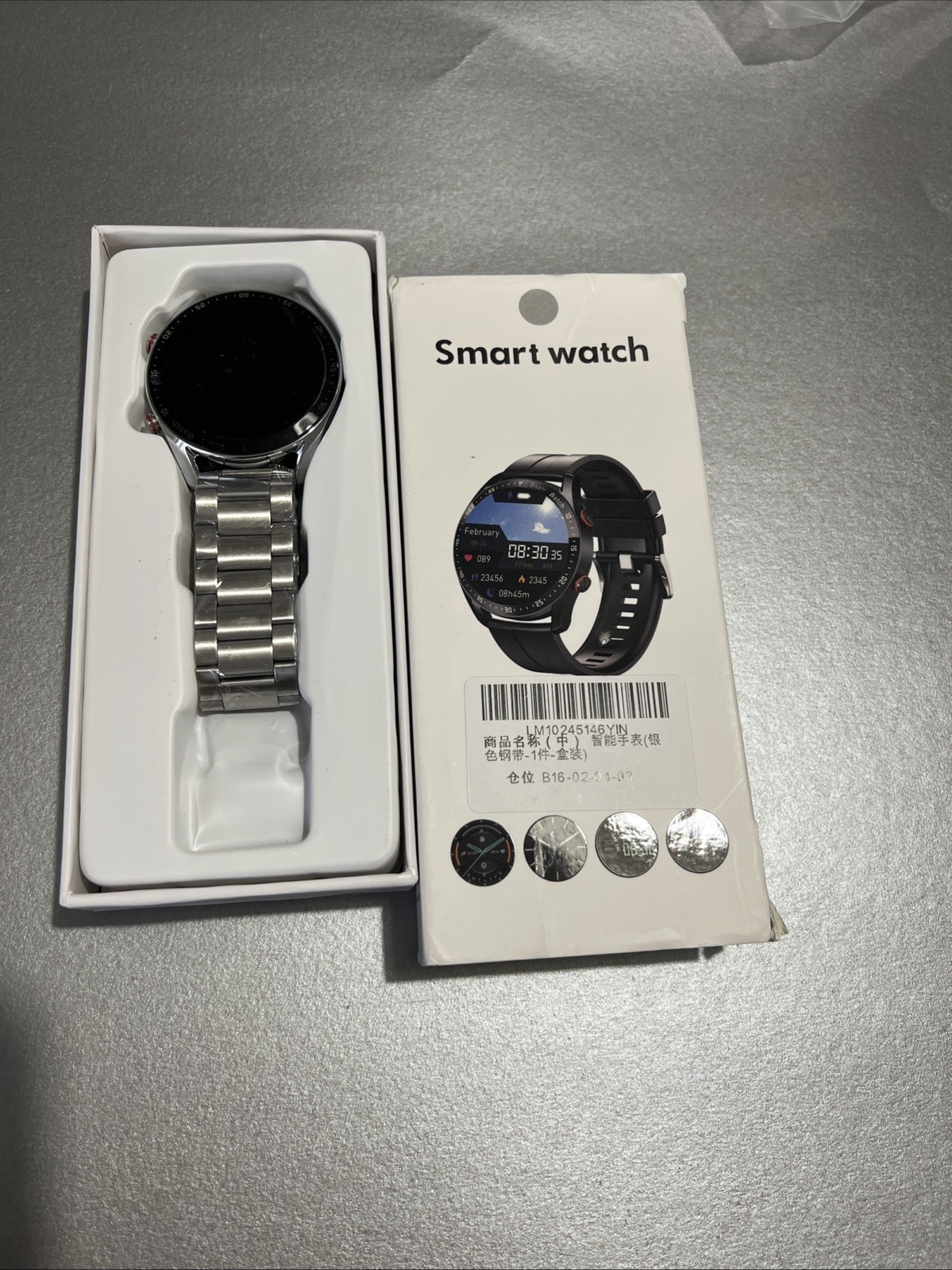 Smart Watch Men Bluetooth Call Smart Sports Fitness Tracker Smartwatch Steel