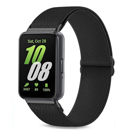 Stretchy Nylon Strap Compatible with Samsung Galaxy Fit 3 SM-R390 Elastic Loop B