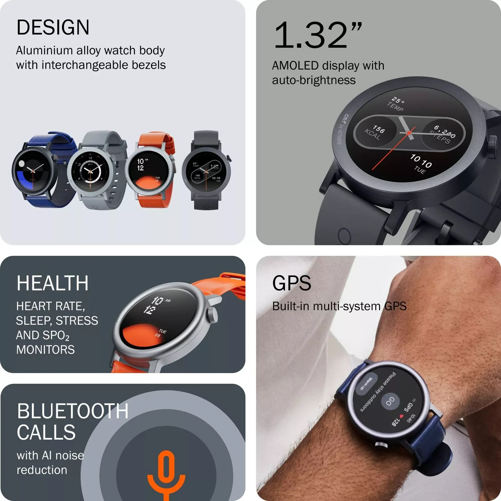 CMF by Nothing Watch 2 Pro AI Noise Reduction,Waterproof with GPS Smartwatch