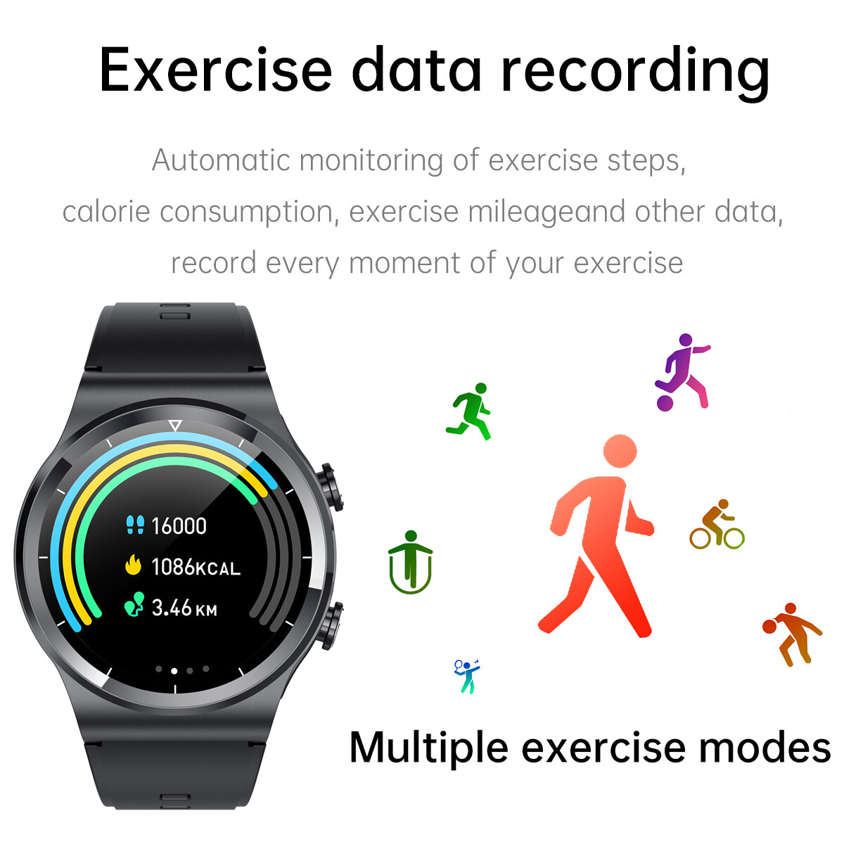 2 In 1 Smart Watch Men Women Luxury Music Watch Bluetooth Headset Watches
