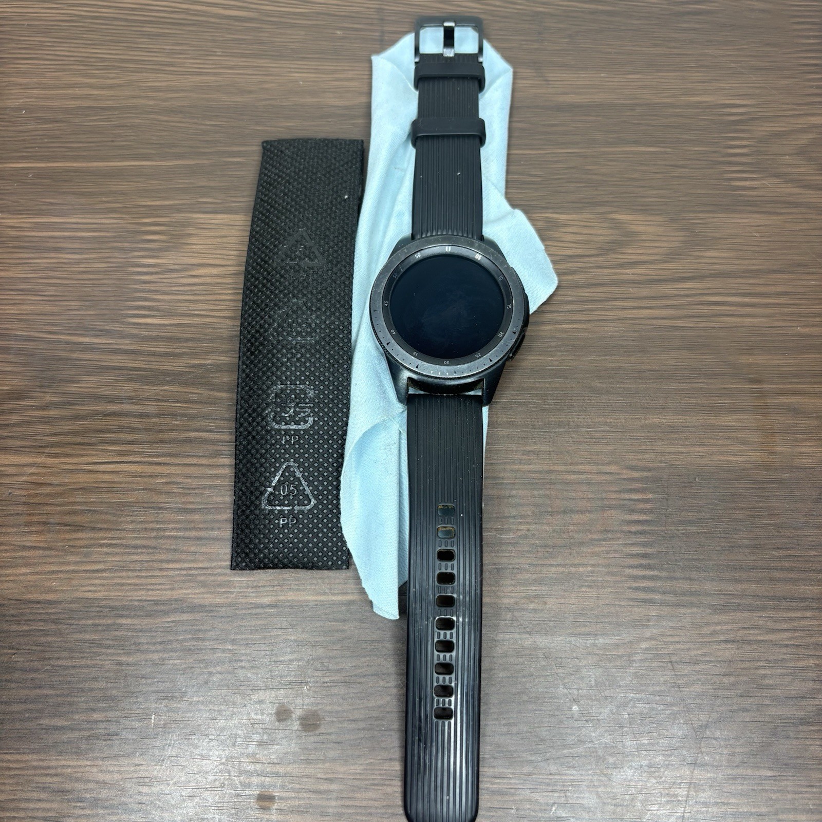 Samsung Galaxy Watch SM-R815U GPS+LTE 42mm Black Rubber Band Unlocked