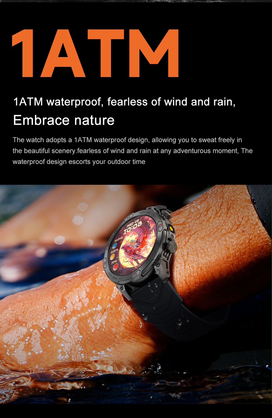 2024 Smart Watch For Men/Women Waterproof Smartwatch Bluetooth iPhone Samsung
