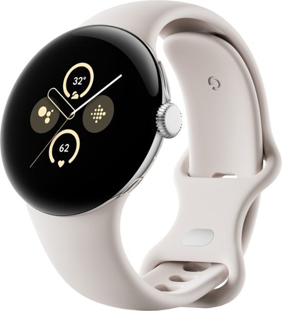 Google Pixel Watch 2 GD2WG LTE 41MM Polished Silver Good
