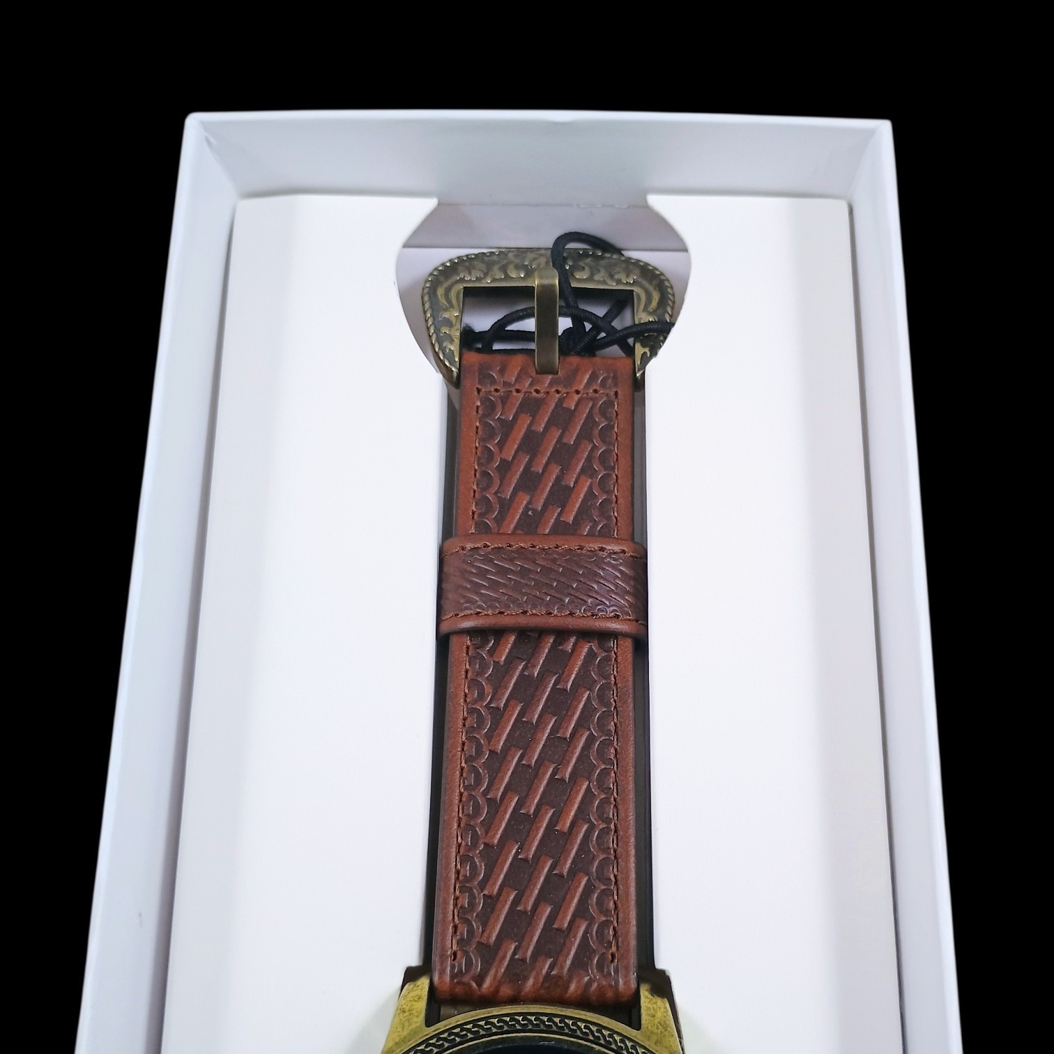 Wrangler Smart Watch WRZ20-145BW Brown Leather Band Western WRZ20 Series