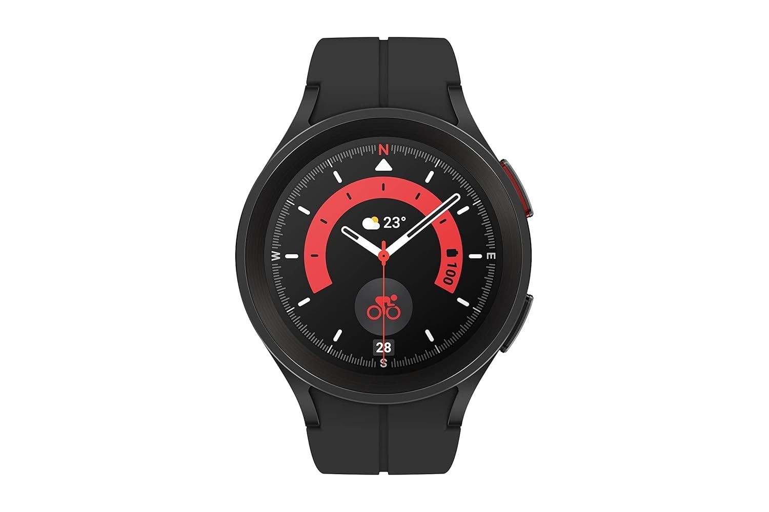 Samsung Galaxy Watch5 Pro 45mm 16GB Black Titanium Unlocked Smartwatch