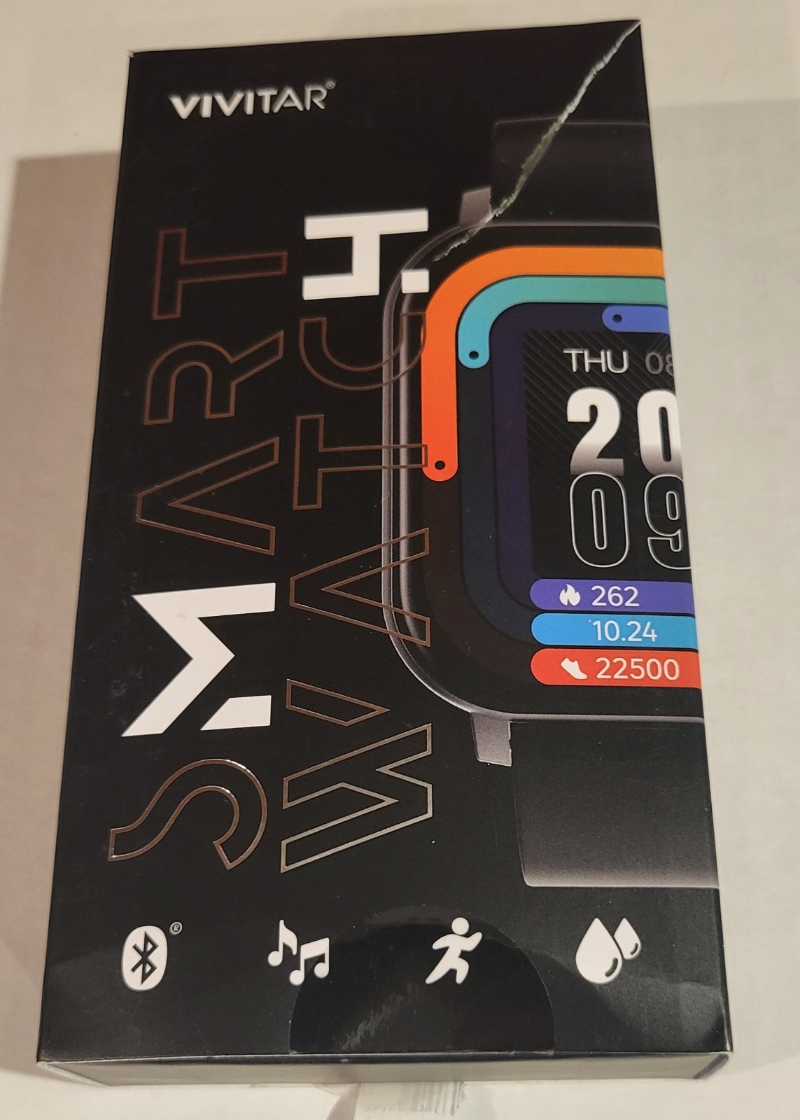 Vivitar Smart Watch 1.83” Touch Screen Waterproof SMRTW20 Black