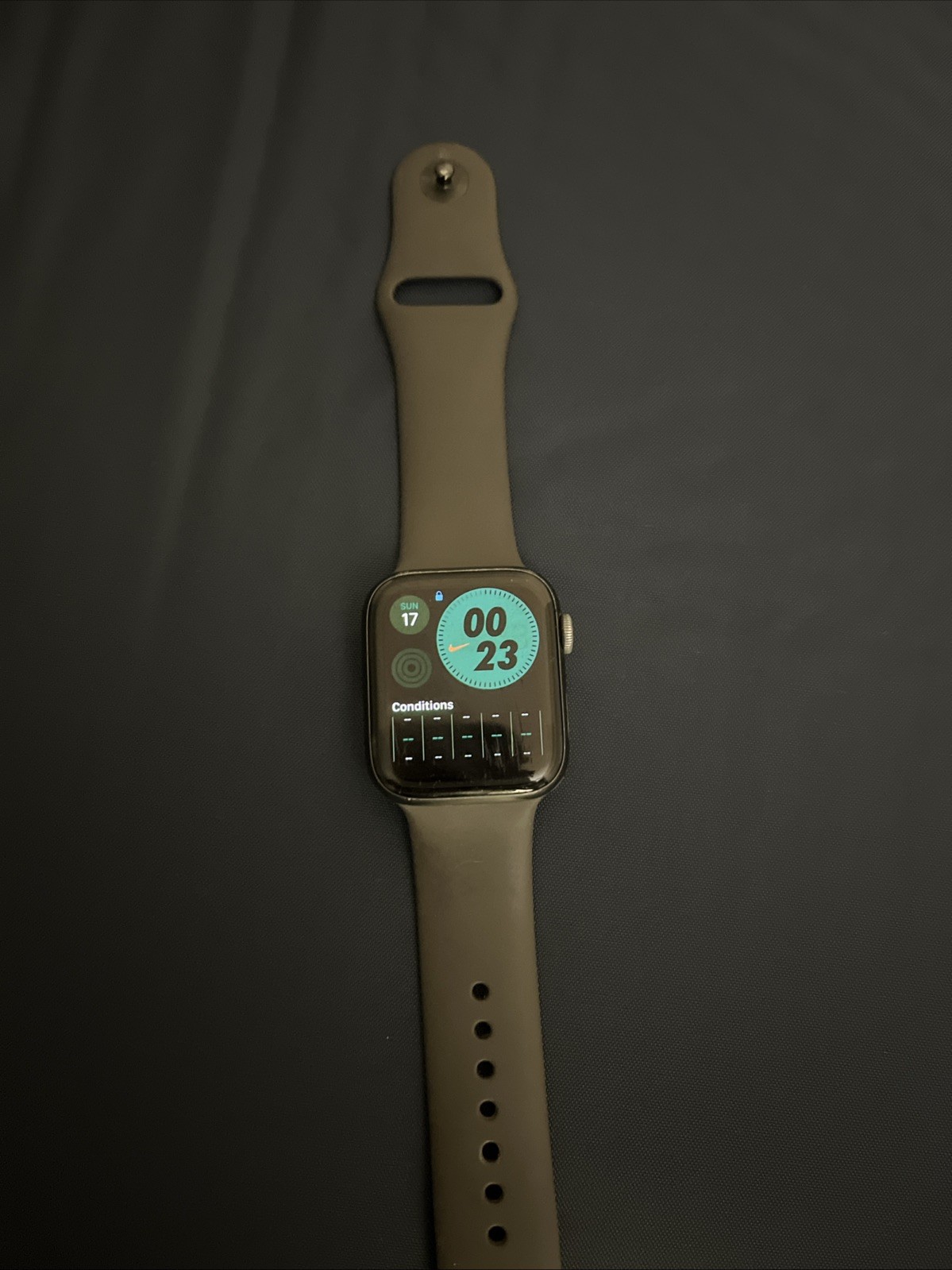 Apple Watch Series 6 44mm Blue Aluminum Case with Black Sport Band (A2292)