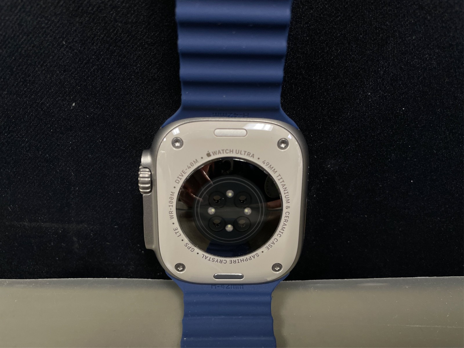 Apple Watch Ultra 2 [GPS + Cellular, 49mm] – Titanium Case with Blue Ocean Band,