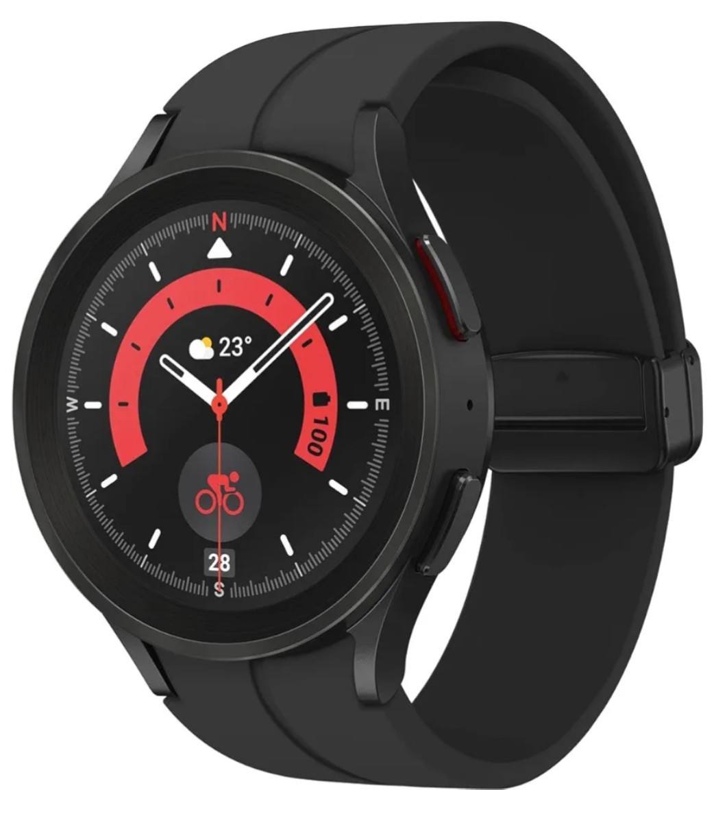 Samsung Galaxy Watch5 Pro SM-R920 Titanium Case With Sport Band/Open Box/ New. Z