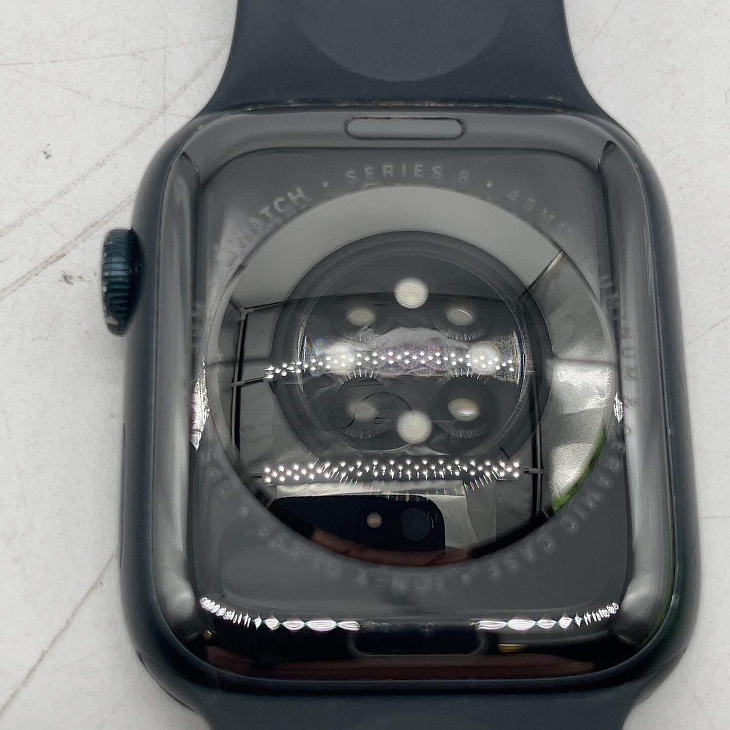 GPS Only Apple Watch Series 8 45MM Midnight Aluminum Black Sport Band MNUL3LL/A