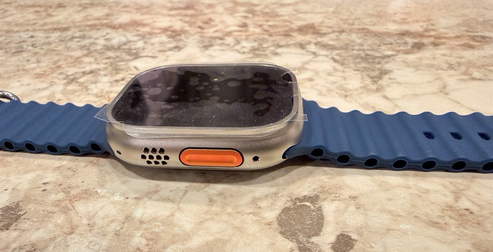 Apple Watch Ultra 2 49mm Natural Titanium GPS+Cellular Blue Ocean Band -OPEN BOX