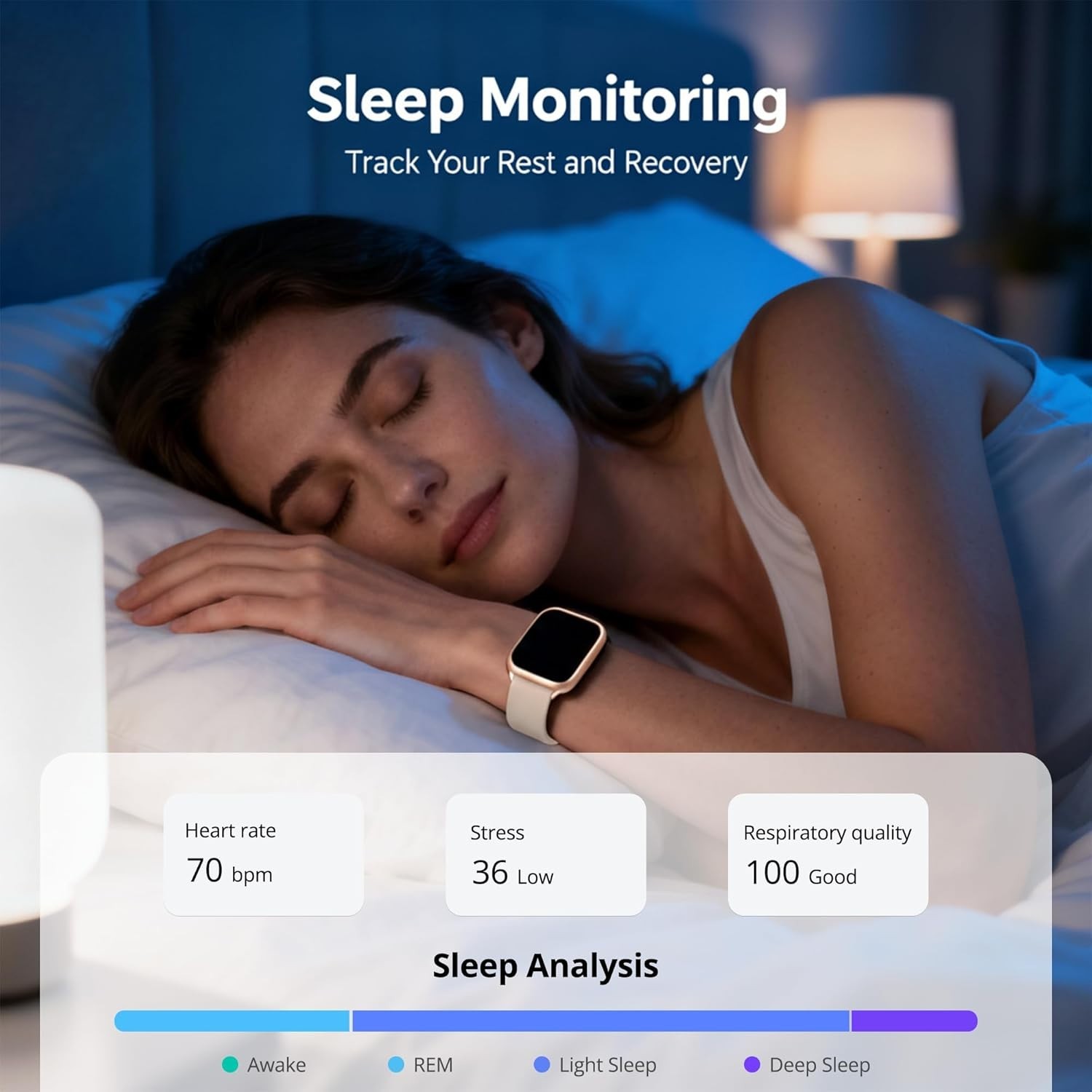 Fitness Tracker Watch,Bluetooth Calling, 1.83″ HD Display, 100 Sports Modes