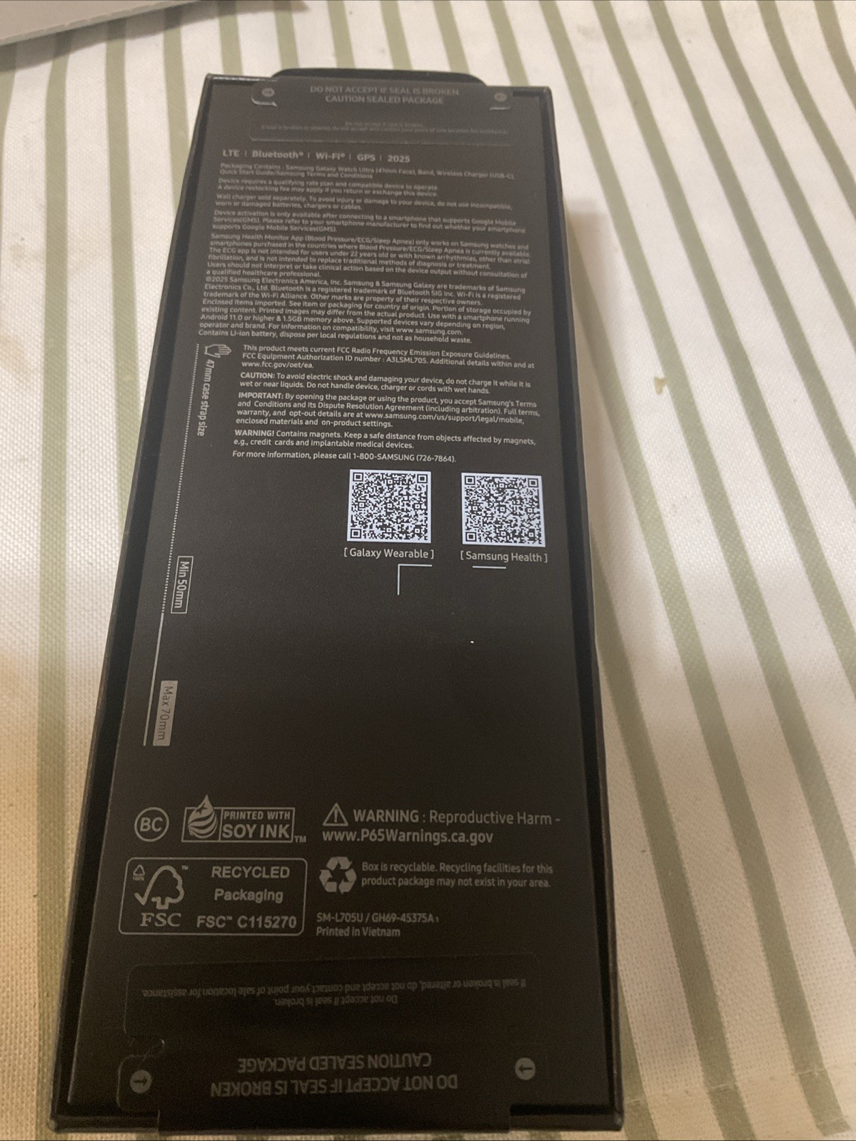 Samsung Galaxy Watch Ultra (2025) 47mm SM-L705U | Titanium Blue | GPS + LTE