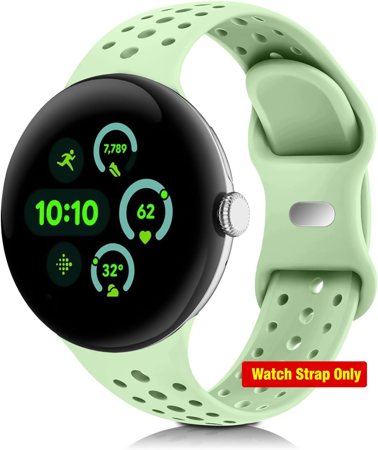 Breathable Soft Silicone Wristband for Google Pixel Watch 41mm 45mm – HAYONLIY