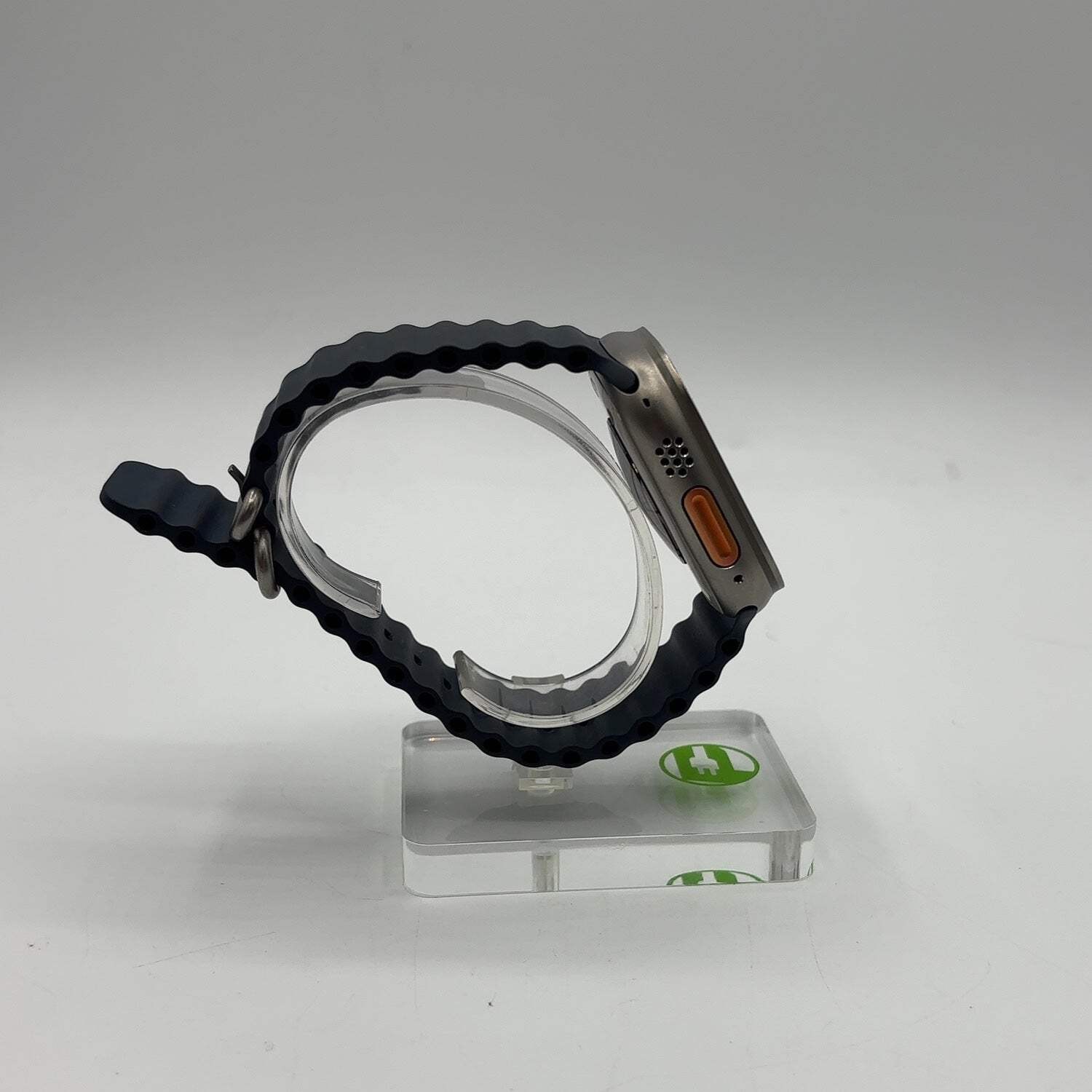 Unlocked Apple Watch Ultra 2 49MM Natural Titanium Anchor Blue Sport Band