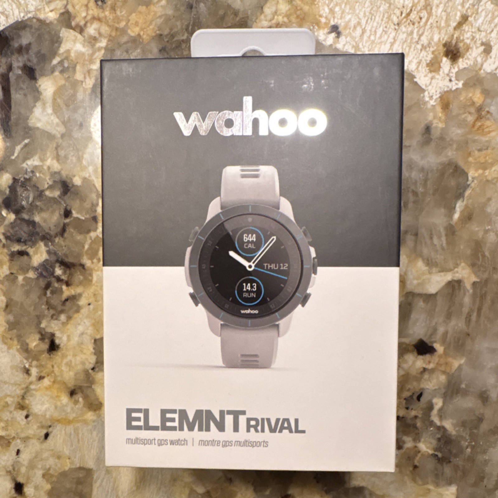 Wahoo ELEMNT RIVAL Multisport GPS Smart Watch Gray Ceramic 47mm Optical Sensor