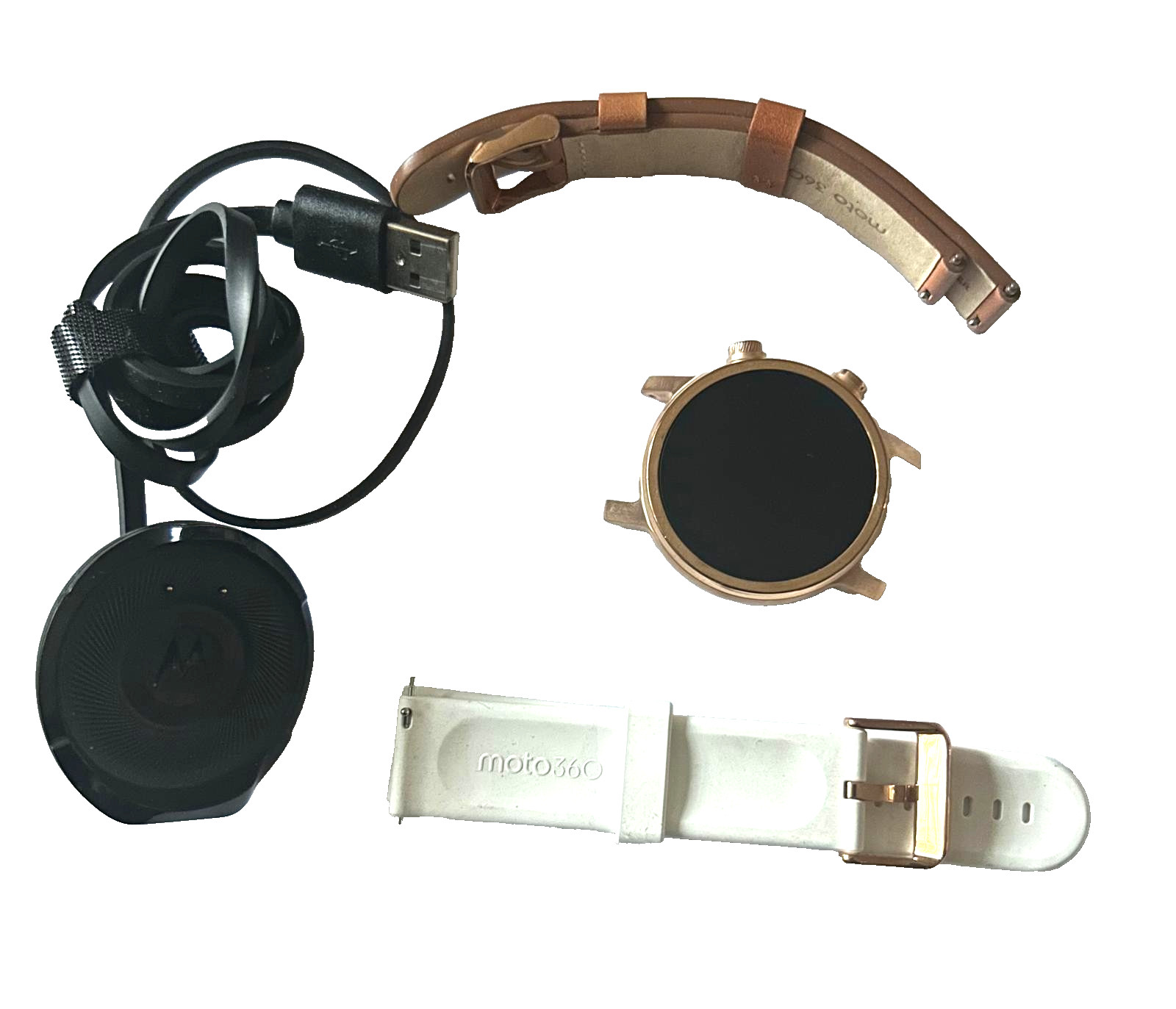 Motorola Moto 360 3rd Gen M350FS19 Rose Gold Smartwatch Wear OS
