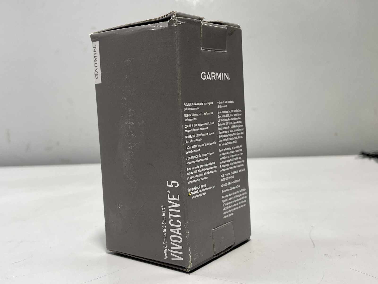 Garmin-vívoactive 5 GPS Smartwatch 42mm – Slate Aluminum Black