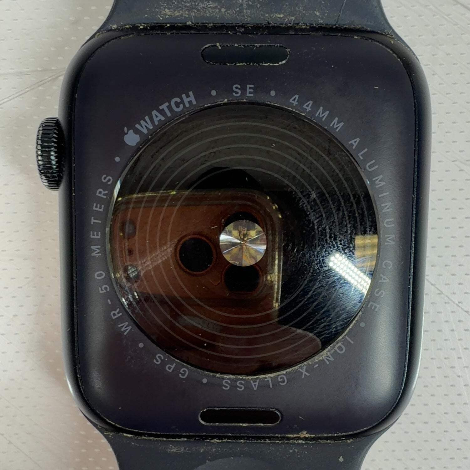 GPS Only Apple Watch SE 2nd Gen 44MM Midnight Aluminum Sport Band MNTF3LL/A