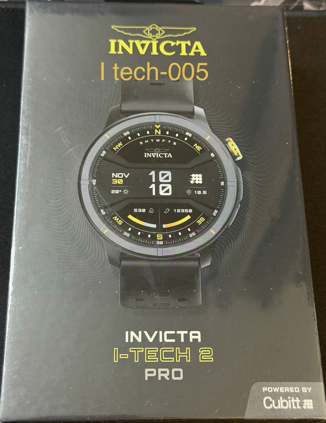 Invicta I-TECH 2 PRO ITECH-005 GPS 46mm Black Metal Case 4GB Unlocked
