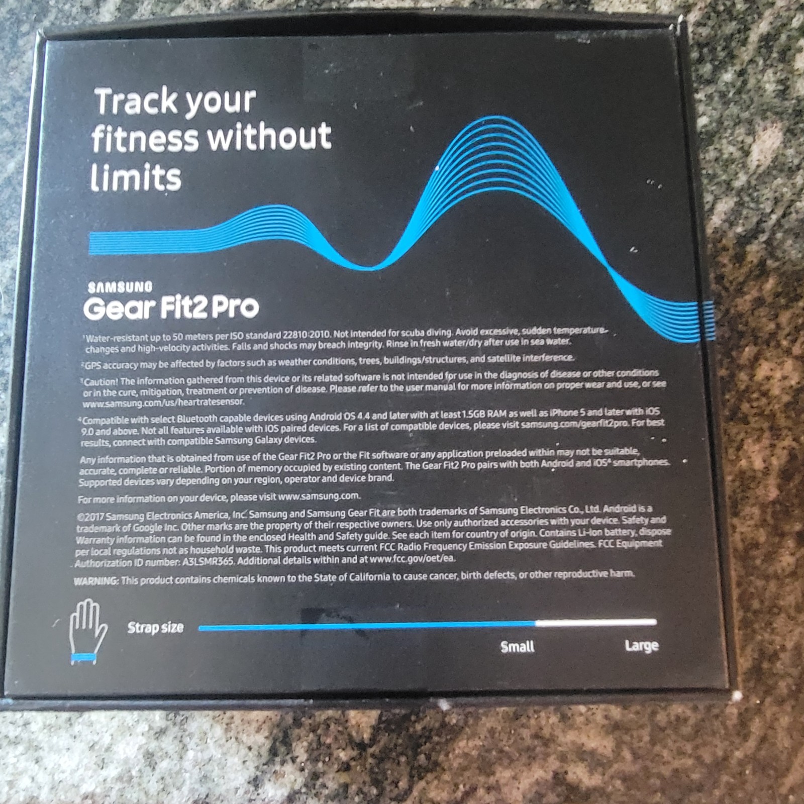 Samsung Gear Fit2 Pro Smart Fitness Watch (Small) New in box, but open box