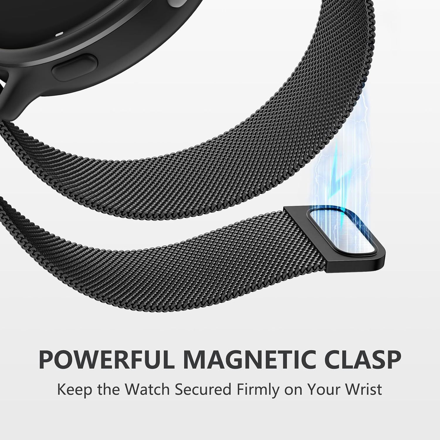 18mm Metal Strap Compatible with Garmin Vivoactive 5, Quick Release Mesh