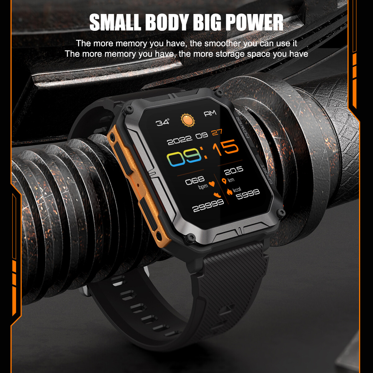 Men Tactical Military Smart Watches Health Tracker Waterproof for ios/Android US